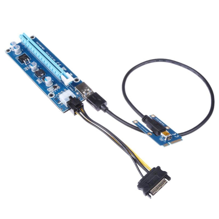 PCE164P-N03 VER006C Mini PCI-E 1X To 16X Riser For Laptop External Image Card, Spec: Blackboard 4pin - Add-on Cards by PMC TechLife | Online Shopping South Africa | PMC TechLife
