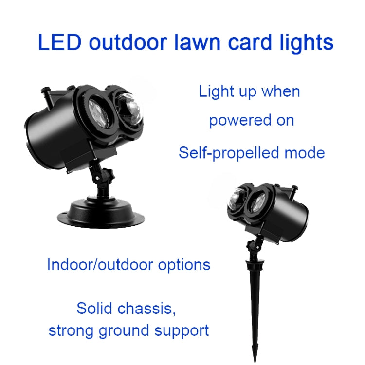 16 Cards UK Plug Color Card Pattern 9W Christmas Projection Light Remote Control Snow Light - Christmas Decoration Lamps by PMc TechLife | Online Shopping South Africa | PMc TechLife | Buy Now Pay Later Mobicred