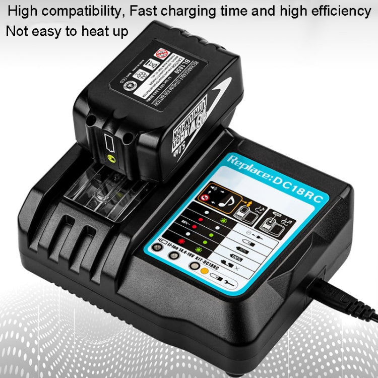 For Makit DC18RA / DC18RC 14.4V-18V Cordless Power Tool Battery Charger(EU Plug) - Electric Saws & Accessories by PMc TechLife | Online Shopping South Africa | PMc TechLife | Buy Now Pay Later Mobicred