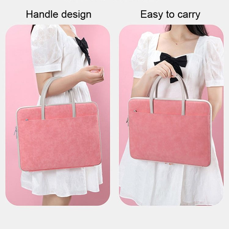 BUBM 14 Inch Full Open Laptop Bag(Pink) - free shipping - PMC Jewellery - Order now!