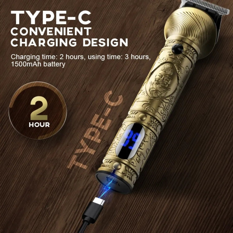6 In 1 Men Multi-Functional Clipper Metal Body Hair Cutting(Silver Gray) - Hair Trimmer by PMC TechLife | Online Shopping South Africa | PMC TechLife | Buy Now Pay Later Mobicred
