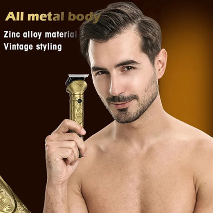 6 In 1 Men Multi-Functional Clipper Metal Body Hair Cutting(Bronze) - Hair Trimmer by PMC Jewellery | Online Shopping South Africa | PMC Jewellery | Buy Now Pay Later Mobicred