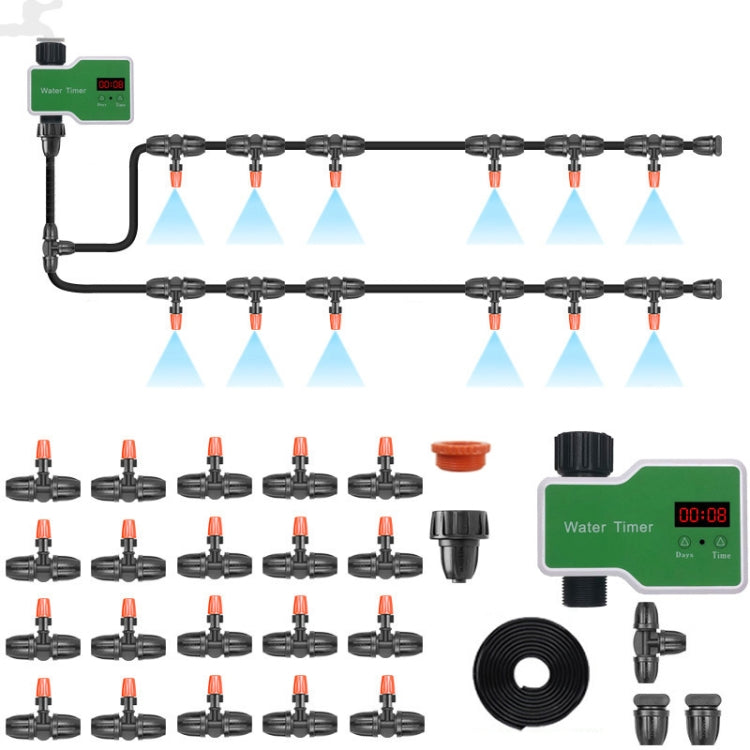 Irrigation System Intelligent Controller Automatic Timed Watering Device, Specification: 20m 20sets Hanging Spray Nozzles - free shipping - PMc TechLife - Order now!