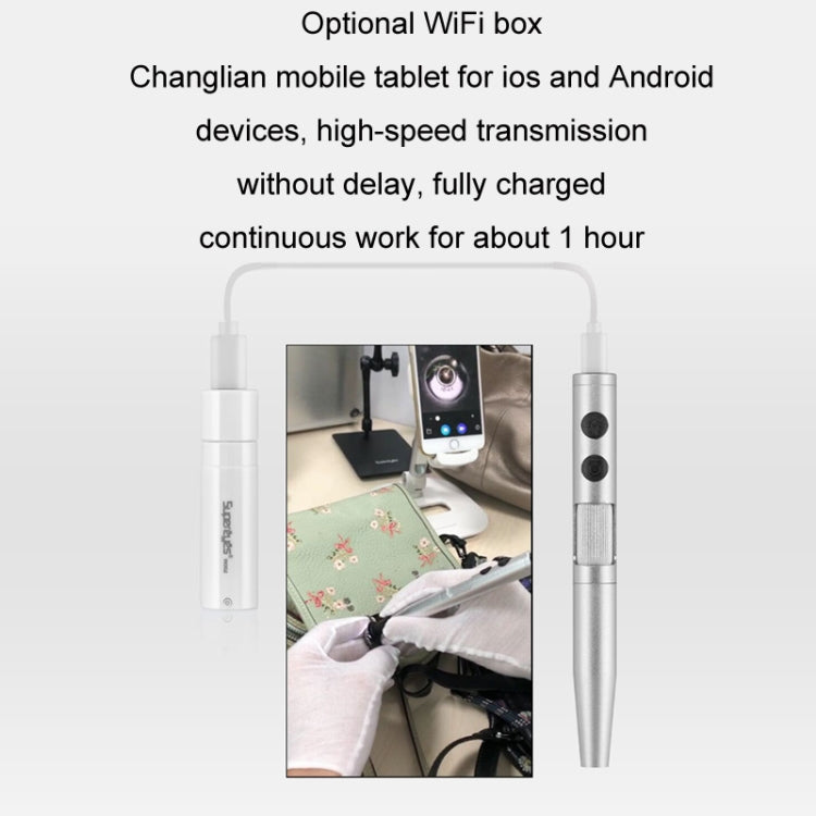 5 Million Digital Electron Microscope Magnifying Dermatoscope, Specification: B008+Z04 Universal Bracket+WIFI Box - Digital Microscope by PMC Jewellery | Online Shopping South Africa | PMC Jewellery | Buy Now Pay Later Mobicred