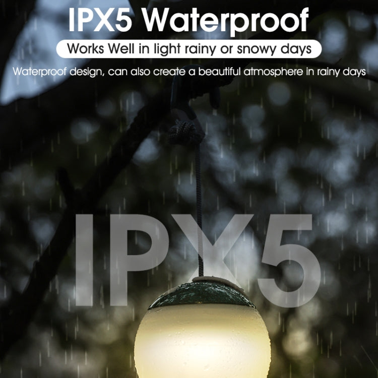 Retro Camping Lantern Rechargeable Haning Hook Night Light(Green) - Camping Lighting by PMc TechLife | Online Shopping South Africa | PMc TechLife | Buy Now Pay Later Mobicred