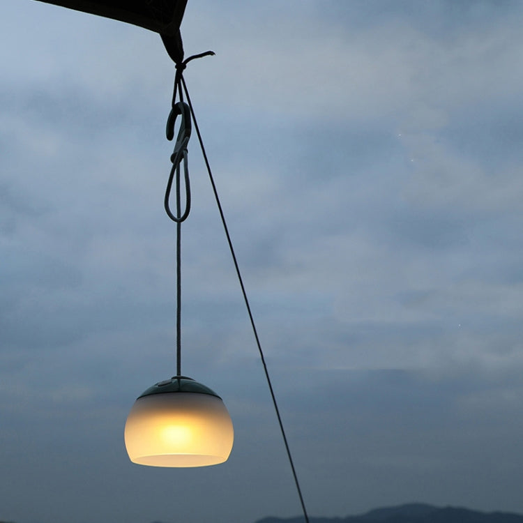Retro Camping Lantern Rechargeable Haning Hook Night Light(Green) - Camping Lighting by PMc TechLife | Online Shopping South Africa | PMc TechLife | Buy Now Pay Later Mobicred
