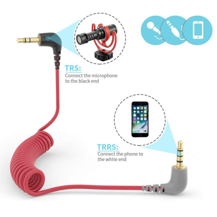 For BOYA / RODE SC2 TRS to TRS Wireless Lavalier Microphone Cable - Headset Accessories by PMC TechLife | Online Shopping South Africa | PMC TechLife