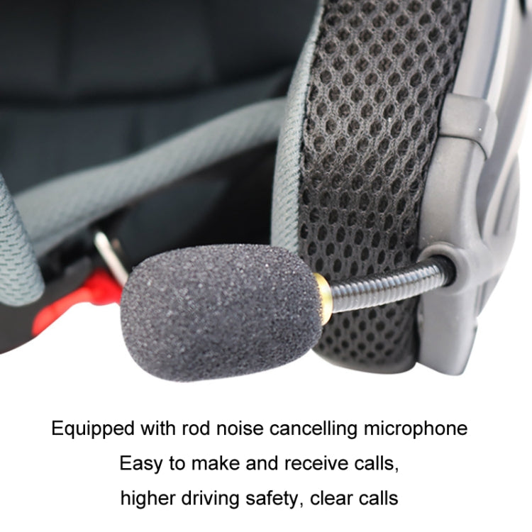 KUQIBAO Motorcycle Bluetooth Headset Double Lens Helmet With Braid, Size: L(Fruits Black Phantom Fiber) - free shipping - PMC TechLife - Order now!