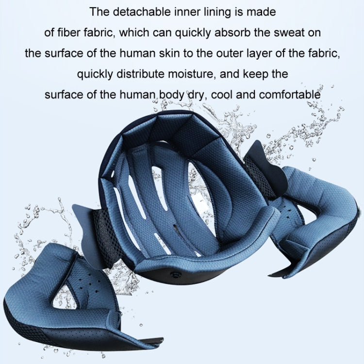 KUQIBAO Motorcycle Bluetooth Headset Double Lens Helmet With Braid, Size: M(Scrub Black) - free shipping - PMC TechLife - Order now!