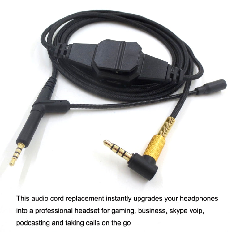 2m For BOSE 700 / QC25 / QC35 / OE2 3.5mm to 2.5mm Gaming Headset Audio Cable(Black) - free shipping - PMC TechLife - Order now!