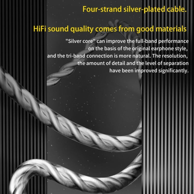 CVJ In Ear Wired Adjustment Switch Earphone, Color: Silver - free shipping - PMc TechLife - Order now!