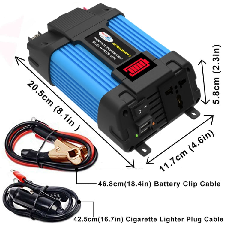12V-110V 300W SOLIKE TECH Vehicle Inverter Sine Wave Convertor Auto Inverter - free shipping - PMC TechLife - Order now!