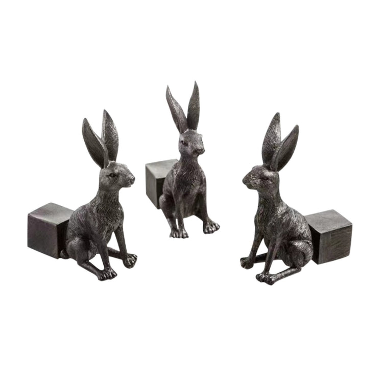 3pcs/set Flower Pot Feet Stand Animal Shape Resin Plant Pots Risers Pad(Rabbit) - Yard & Garden Decor by PMC TechLife | Online Shopping South Africa | PMC TechLife | Buy Now Pay Later Mobicred
