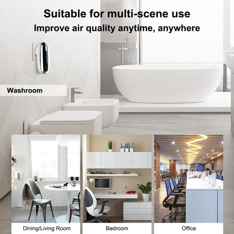 90V-250V Plug-in Negative Ion Air Purifier Portable Odor Removing Device EU Plug - free shipping - PMC TechLife - Order now!