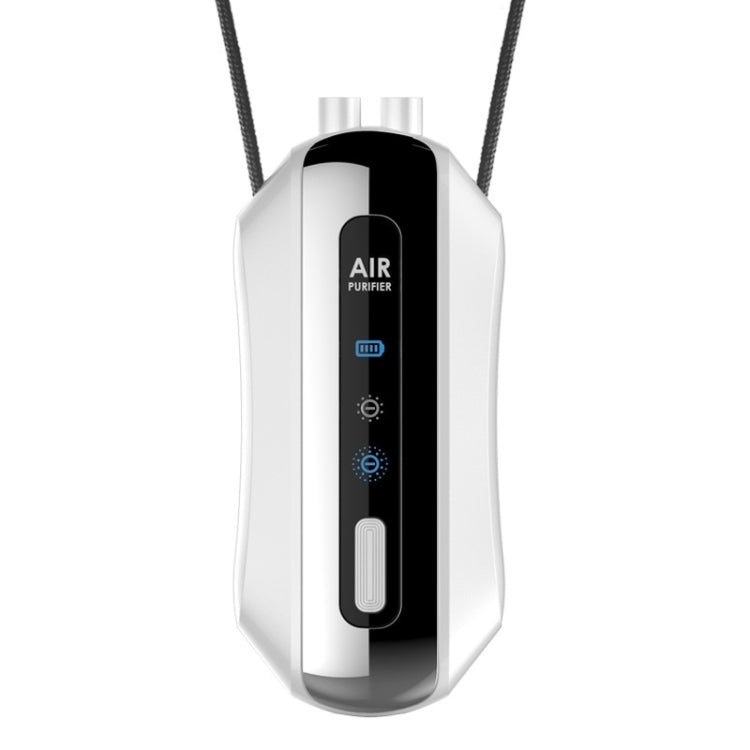 Portable Negative Ion Air Purifier Home Hanging Neck Purifier, Style: Rope Style (White) - free shipping - PMC TechLife - Order now!