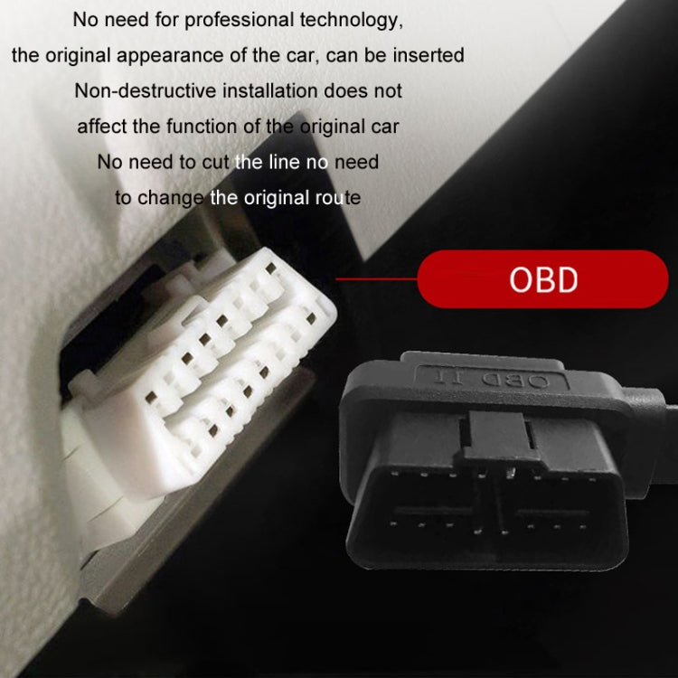 0.6m OBD2 Male to Female Tee Extension Cable OD16 16C Flat Cable - free shipping - PMC TechLife - Order now!