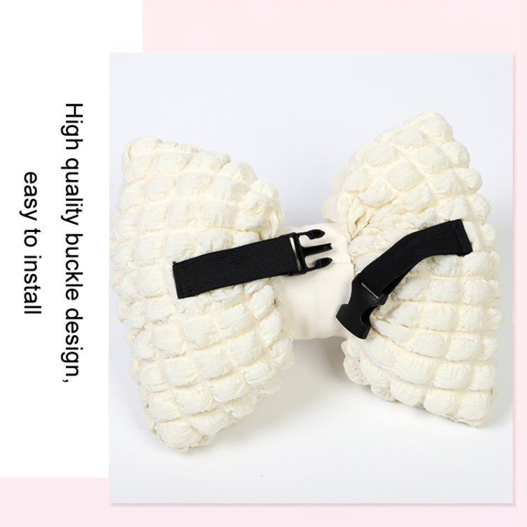 Car Seat Breathable And Comfortable Puff Pillow Upholstery, Color: Lumbar Pillow Pink - Seat Accessories by PMC TechLife | Online Shopping South Africa | PMC TechLife | Buy Now Pay Later Mobicred