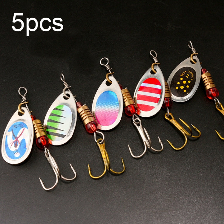 5pcs Roadrunner False Bait Sequins Lure Set, Color Random Delivery - Fishing Lures by PMC TechLife | Online Shopping South Africa | PMC TechLife | Buy Now Pay Later Mobicred
