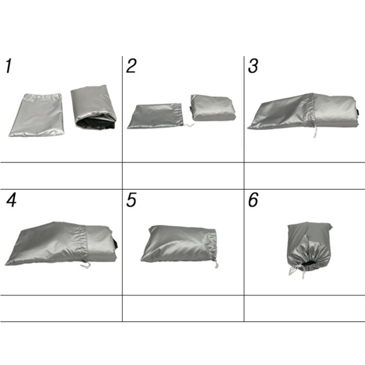 190T Motorcycle Rain Covers Dustproof Rain UV Resistant Dust Prevention Covers, Size: XL(Black and Light Blue) - free shipping - PMC TechLife - Order now!
