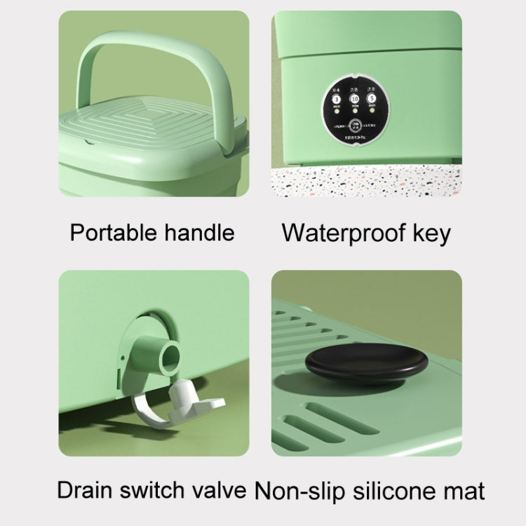 4.5L Mini Portable Folding Household Washing Machine Underwear Washer, Color: Fruit Green(US Plug) - free shipping - PMC TechLife - Order now!
