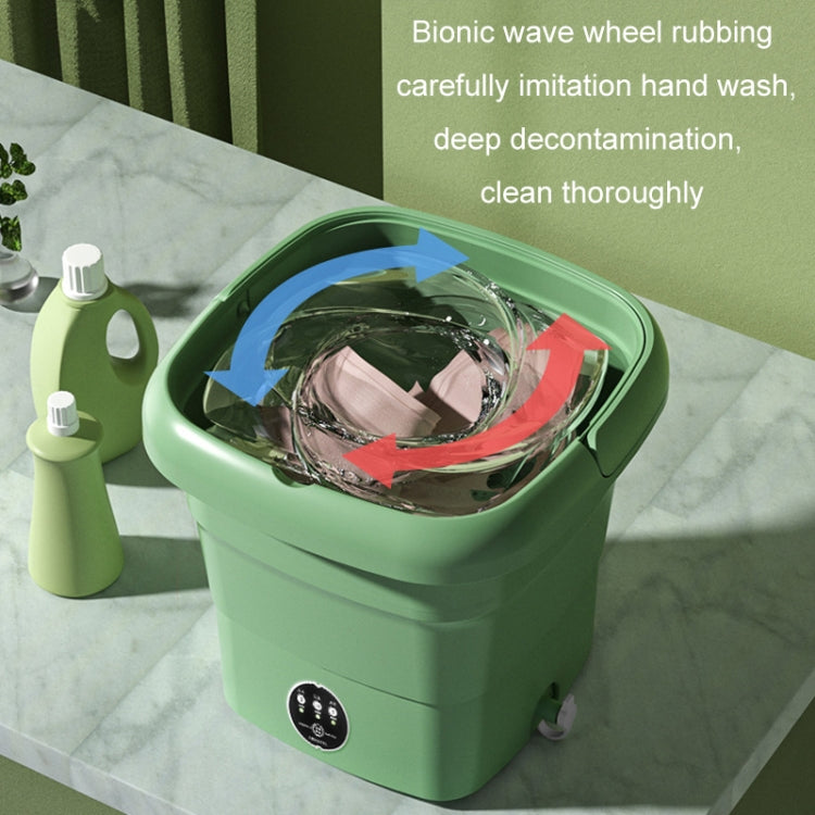 4.5L Mini Portable Folding Household Washing Machine Underwear Washer, Color: Fruit Green(UK Plug) - free shipping - PMC TechLife - Order now!