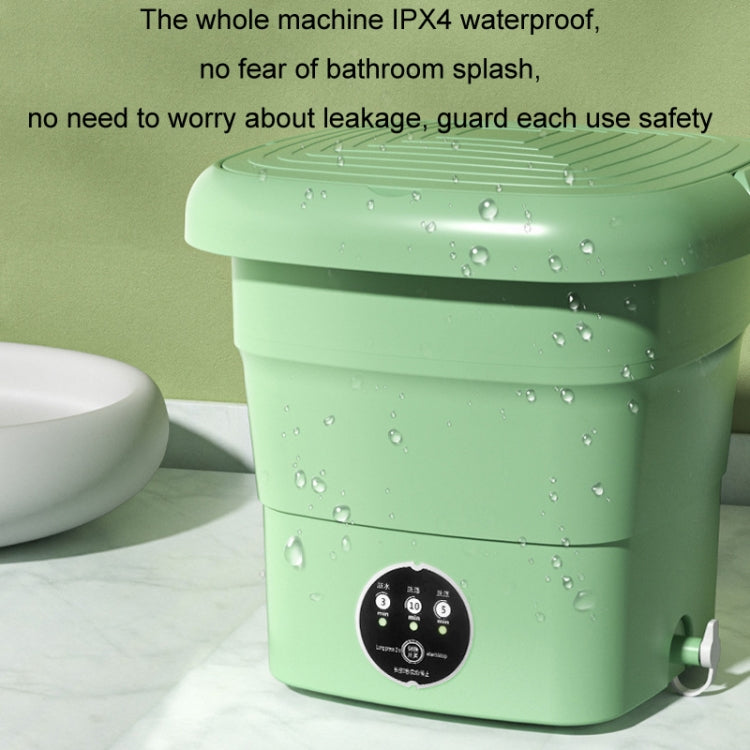 4.5L Mini Portable Folding Household Washing Machine Underwear Washer, Color: Fruit Green(US Plug) - free shipping - PMC TechLife - Order now!