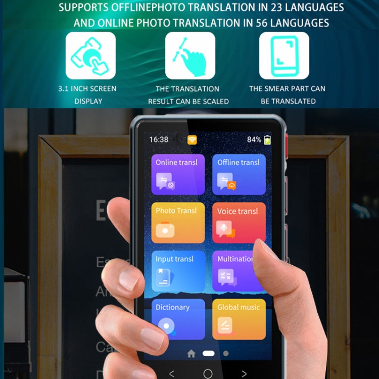 P40 Multi-country Smart Translator Simultaneous Interpretation Photo Offline Translation Recording to Translation(White) -  by PMC TechLife | Online Shopping South Africa | PMC TechLife | Buy Now Pay Later Mobicred