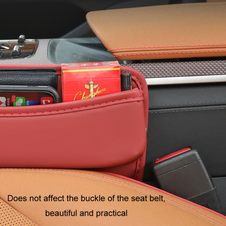 Car Gap Storage Box Seat Decoration Seat Filler Organizer(Beige) - Stowing Tidying by PMC TechLife | Online Shopping South Africa | PMC TechLife | Buy Now Pay Later Mobicred