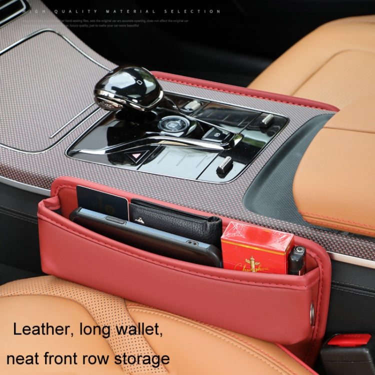 Car Gap Storage Box Seat Decoration Seat Filler Organizer(Beige) - Stowing Tidying by PMC TechLife | Online Shopping South Africa | PMC TechLife | Buy Now Pay Later Mobicred