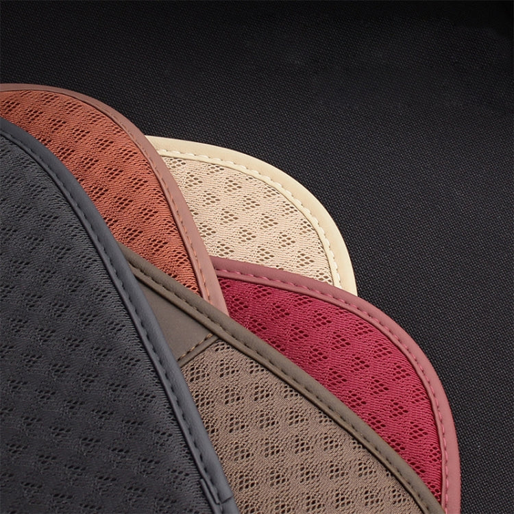 Car Seat Without Backrest Ice Silk Cushion(Saddle Brown) - Seat Accessories by PMC TechLife | Online Shopping South Africa | PMC TechLife | Buy Now Pay Later Mobicred