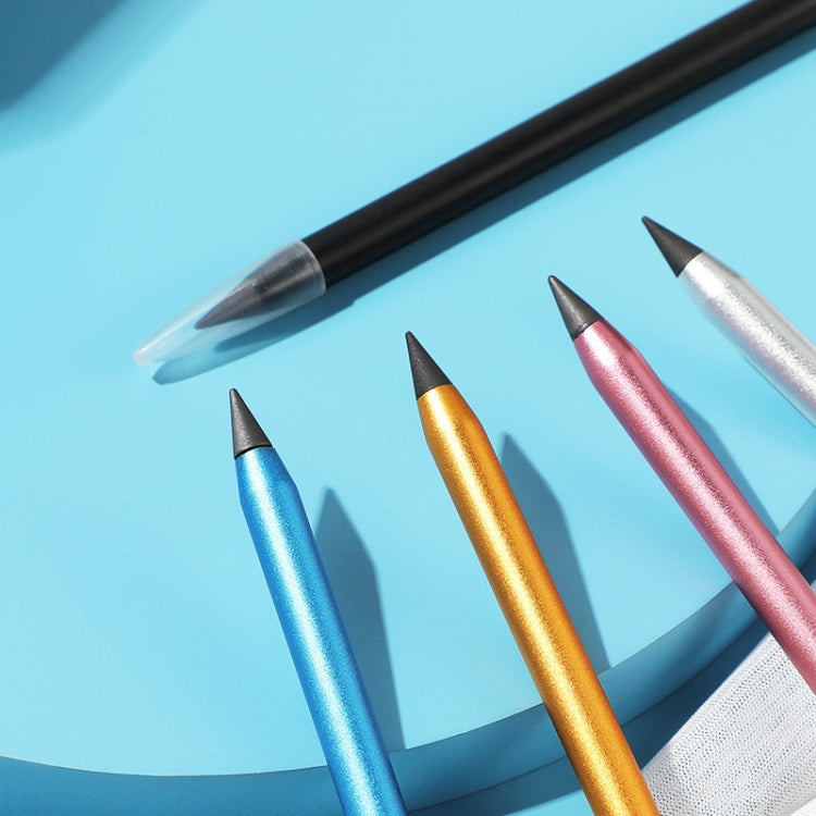 Office Pencil Unlimited Writing Eternal Metal Pen Inkless Pen Student Writing Pencil HB(Black) - Pencils by PMc TechLife | Online Shopping South Africa | PMc TechLife | Buy Now Pay Later Mobicred