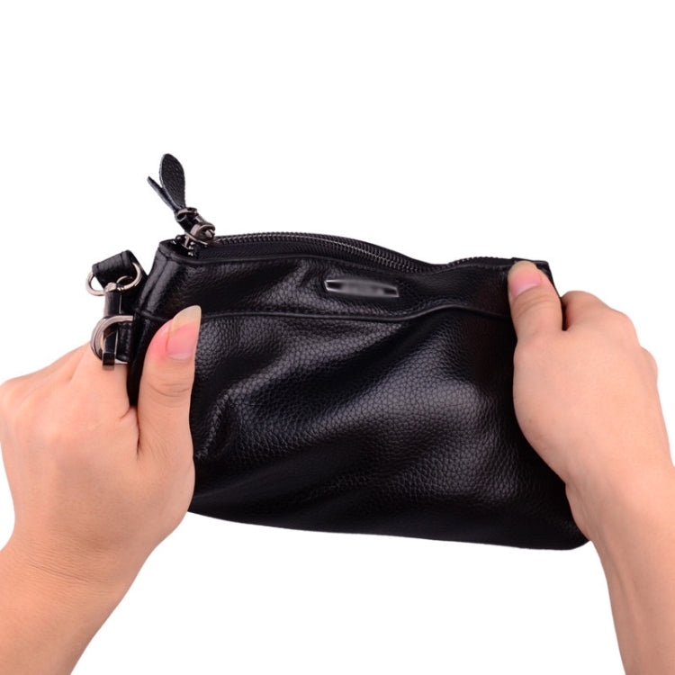 Men Clutch Bag Casual Long Zipper Wallet Large Capacity Handbag(Black) - Wallets by PMC TechLife | Online Shopping South Africa | PMC TechLife | Buy Now Pay Later Mobicred