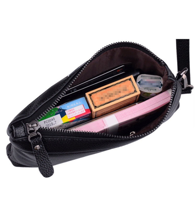 Men Clutch Bag Casual Long Zipper Wallet Large Capacity Handbag(Black) - Wallets by PMC TechLife | Online Shopping South Africa | PMC TechLife | Buy Now Pay Later Mobicred