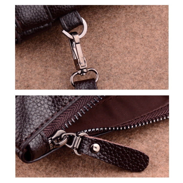 Men Clutch Bag Casual Long Zipper Wallet Large Capacity Handbag(Black) - Wallets by PMC TechLife | Online Shopping South Africa | PMC TechLife | Buy Now Pay Later Mobicred
