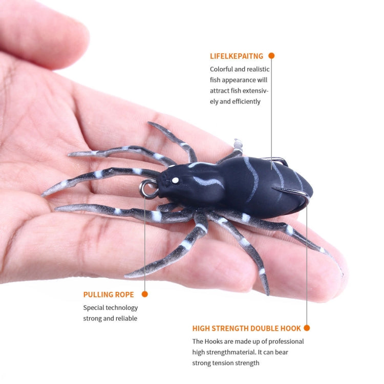 HENGJIA 8cm 7g Lua Spider Soft Bait Bionic Mimic Bait, Color: 5 Colors - Fishing Lures by HENGJIA | Online Shopping South Africa | PMC TechLife | Buy Now Pay Later Mobicred