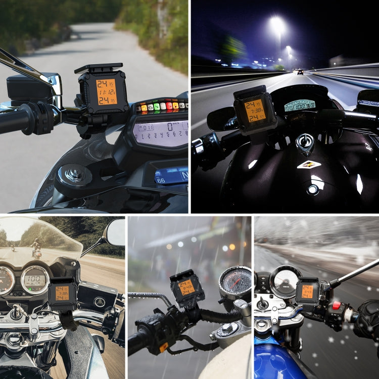 M8 Solar Motorcycle Tire Pressure Monitor Color Screen High Precision Sensor - Tire Pressure Gauges by PMC TechLife | Online Shopping South Africa | PMC TechLife | Buy Now Pay Later Mobicred