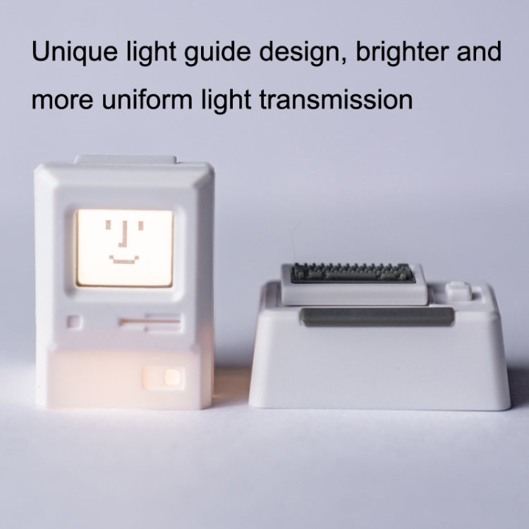 Mechanical Keyboard MAC Retro Light Transmission Keycap(Pink) - Other by PMC TechLife | Online Shopping South Africa | PMC TechLife | Buy Now Pay Later Mobicred
