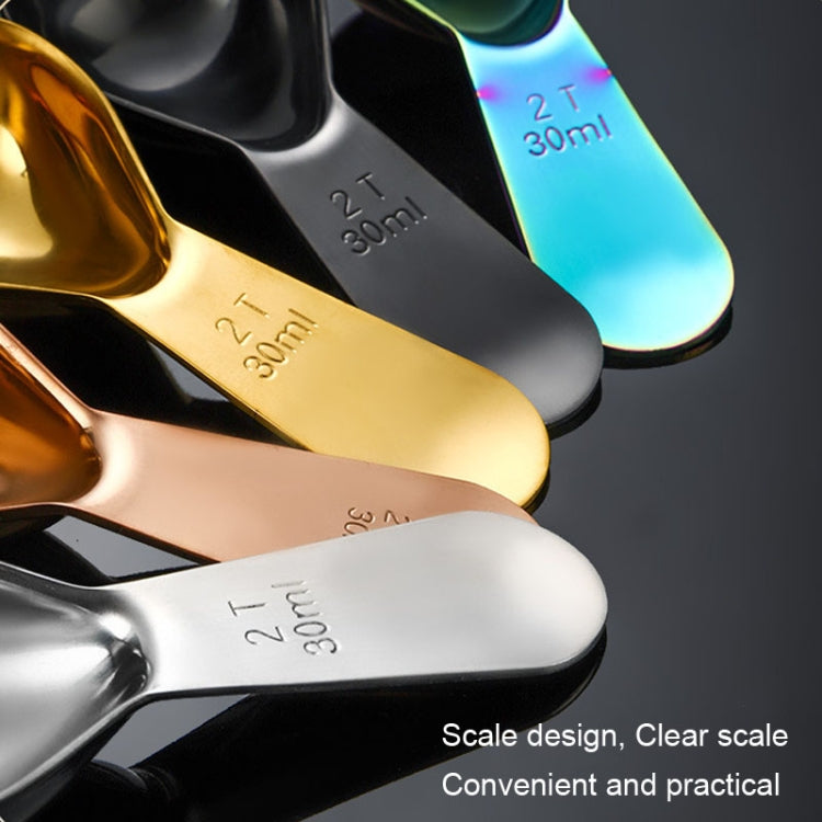 15ml 304 Stainless Steel Thickened Coffee Spoon With Scale Measuring Bean Spoon, Color: Gold - Coffee Tools by PMC TechLife | Online Shopping South Africa | PMC TechLife | Buy Now Pay Later Mobicred