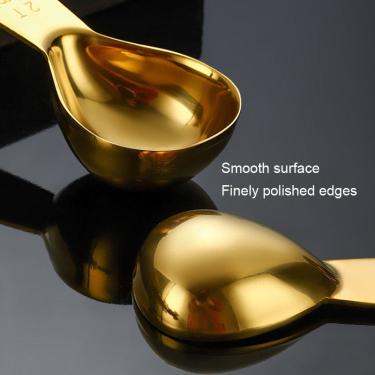 30ml 304 Stainless Steel Thickened Coffee Spoon With Scale Measuring Bean Spoon, Color: Black - Coffee Tools by PMC TechLife | Online Shopping South Africa | PMC TechLife | Buy Now Pay Later Mobicred