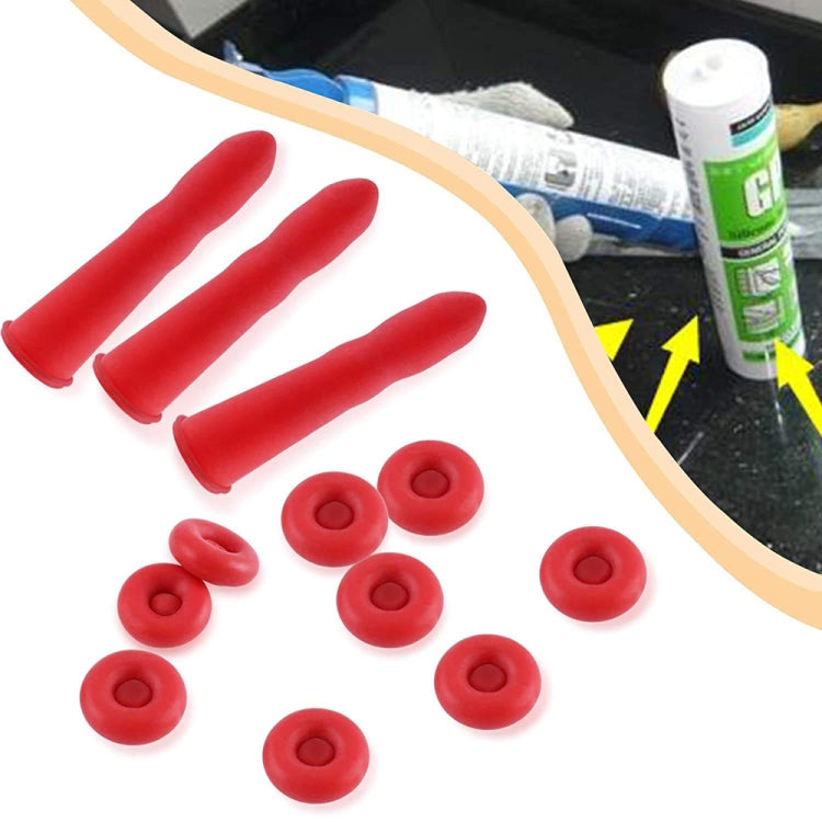 100pcs Glass Glue Nozzle Sealing Cap Leak-proof Sleeve Glass Glue Nozzle Protective Sleeve - Others by PMc TechLife | Online Shopping South Africa | PMc TechLife | Buy Now Pay Later Mobicred