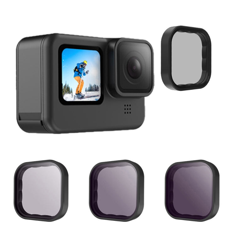 For GoPro Hero11 Black / HERO10 Black / HERO9 Black TELESIN Lens Filter, Spec: ND8/16/32+CPL - Lens Filter by TELESIN | Online Shopping South Africa | PMC Jewellery | Buy Now Pay Later Mobicred