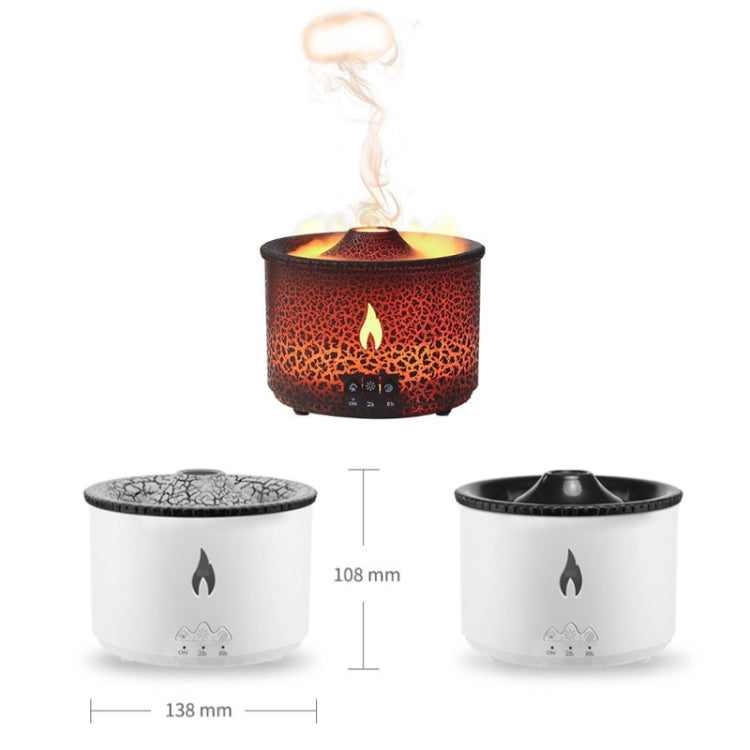 Volcanic Essential Oil Aroma Diffuser Ultrasonic Air Humidifier, Model: Monochrome(US Plug) - free shipping - PMC TechLife - Order now!