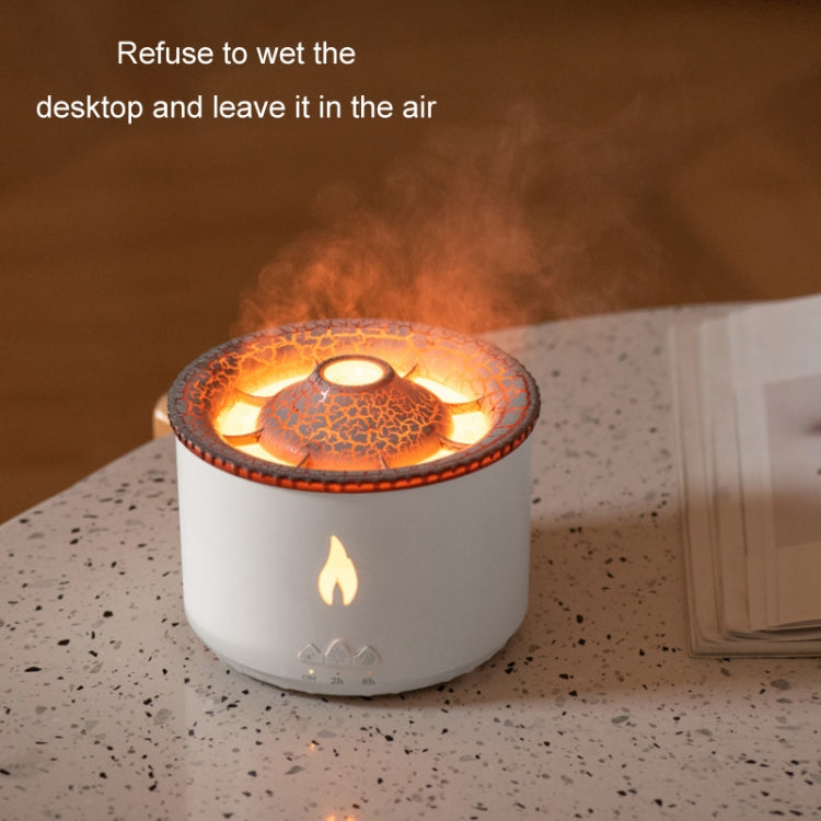 Volcanic Essential Oil Aroma Diffuser Ultrasonic Air Humidifier, Model: Monochrome(EU Plug) - free shipping - PMC TechLife - Order now!