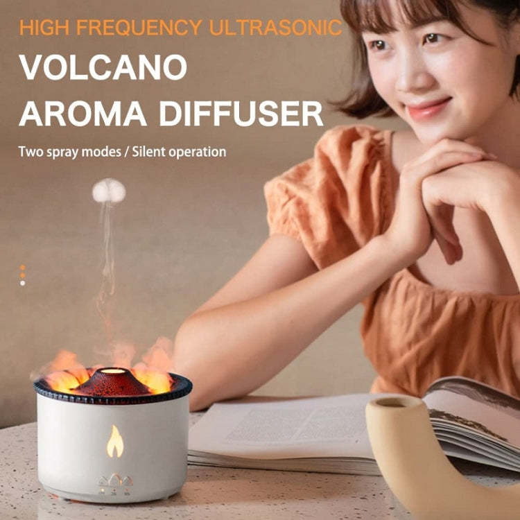 Volcanic Essential Oil Aroma Diffuser Ultrasonic Air Humidifier, Model: Full Split Remote Control(EU Plug) - free shipping - PMC TechLife - Order now!