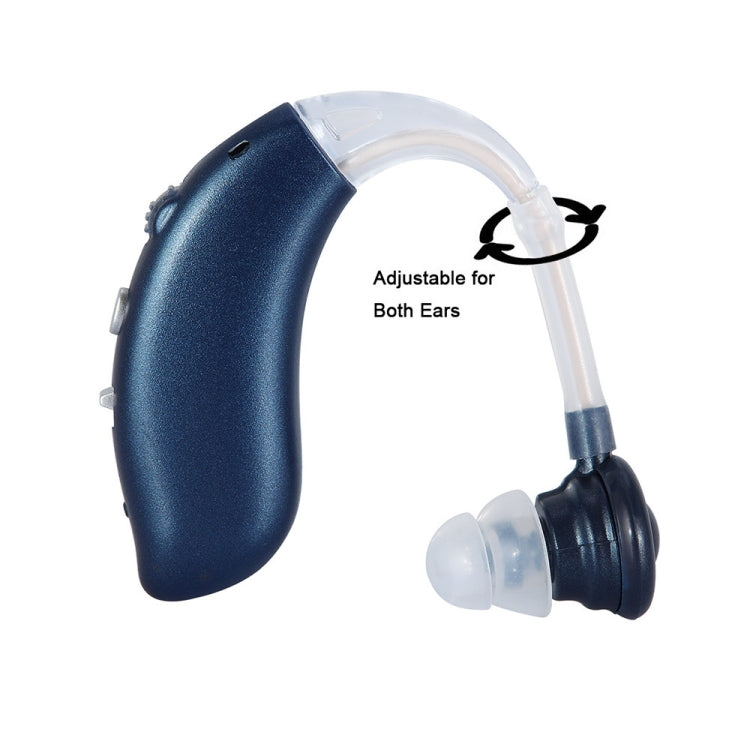 USB Charging Earhook Noise Reduction Hearing Aid Sound Amplifier(Blue) - Hearing Aids by PMC Jewellery | Online Shopping South Africa | PMC Jewellery