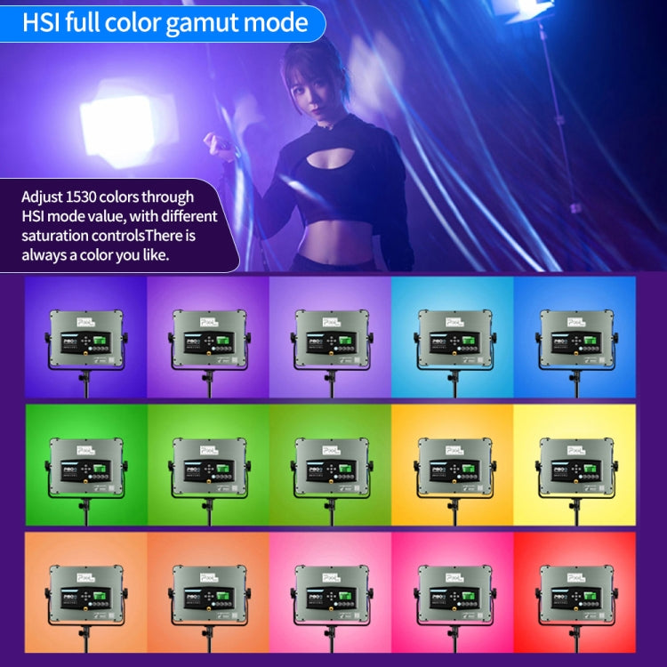 Pixel P80 60W 2600-10000K 542 LEDs Photography Fill Light Support Mobile APP Remote Control���AU Plug - free shipping - PMC TechLife - Order now!