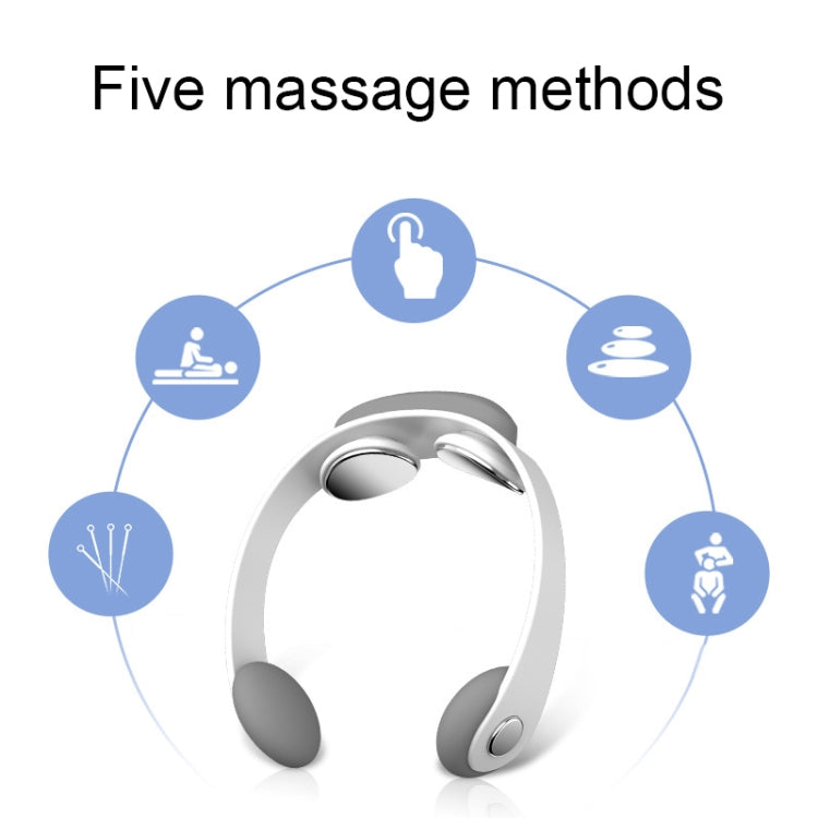 Cervical Spine Massager TENS Microcurrent Pulse Hanging Neck Massage Device(White) - free shipping - PMC TechLife - Order now!