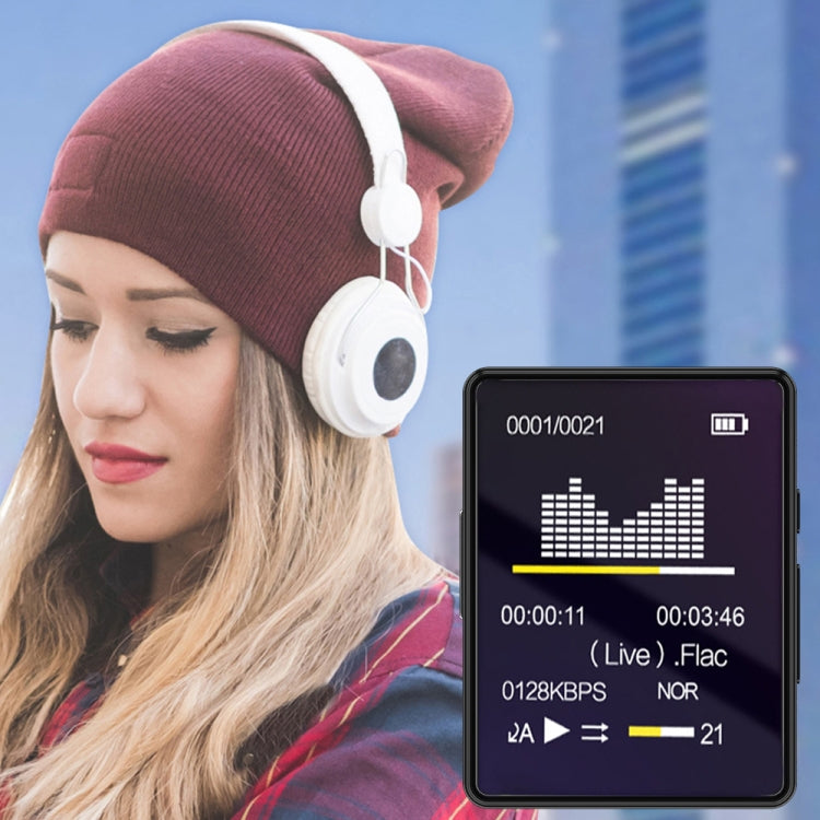 MP3 Music Player Bluetooth 5.0 Ebook Recorder MP4 Walkman 8GB(Black) - MP3 Player by PMC TechLife | Online Shopping South Africa | PMC TechLife