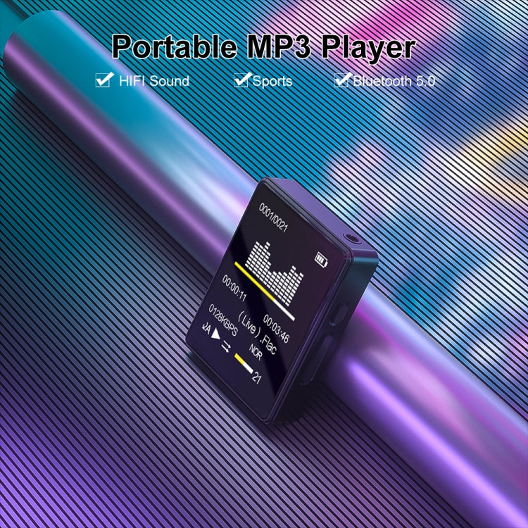 MP3 Music Player Bluetooth 5.0 Ebook Recorder MP4 Walkman 8GB(Black) - MP3 Player by PMC TechLife | Online Shopping South Africa | PMC TechLife