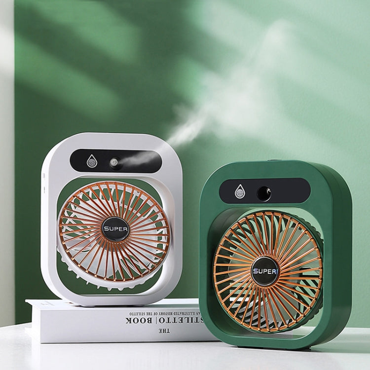 USB Charging Humidification Air Conditioner Fan Nano Spray Desktop Portable Cooling Fan(White) - Electric Fans by PMC TechLife | Online Shopping South Africa | PMC TechLife | Buy Now Pay Later Mobicred